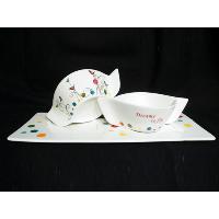 Set of 3 Snack Plate with Gift Box
